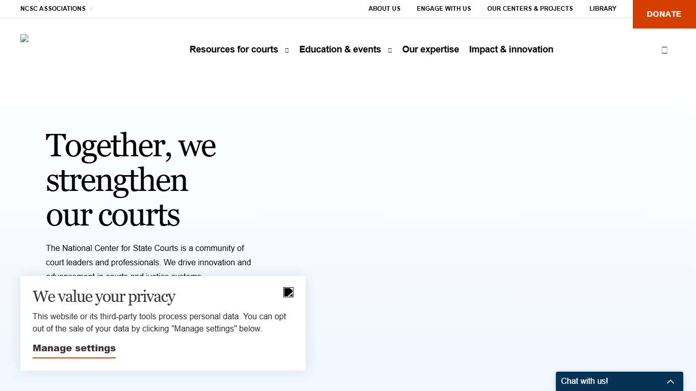 Driving innovation in justice National Center for State Courts